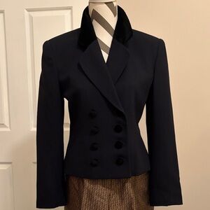 Dior Black Double-Breasted Women's Blazer